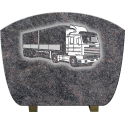 PLAQUE GRANIT CAMION