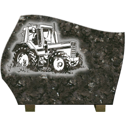 PLAQUE GRANIT TRACTEUR