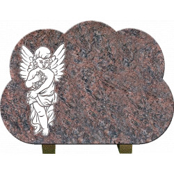 PLAQUE GRANIT ANGE