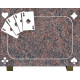 PLAQUE GRANIT POKER