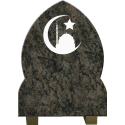 PLAQUE GRANIT RELIGION MUSULMANE