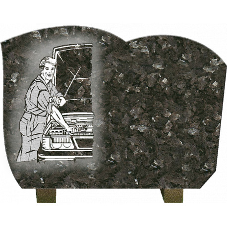 PLAQUE GRANIT GARAGISTE