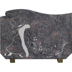 PLAQUE GRANIT DANSEURS