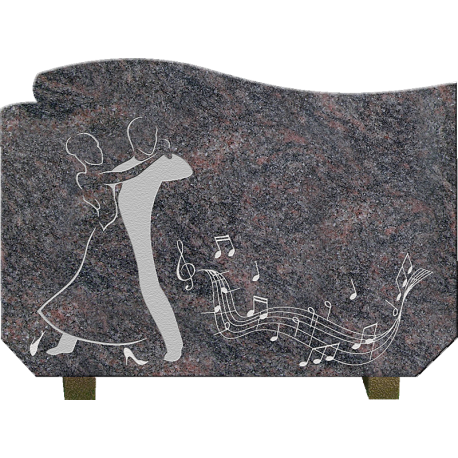 PLAQUE GRANIT DANSEURS