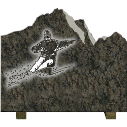 PLAQUE GRANIT SNOWBOARD