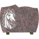 PLAQUE GRANIT CHEVAL