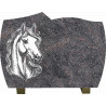 PLAQUE GRANIT CHEVAL