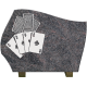 PLAQUE GRANIT JEU DE CARTES