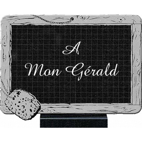 PLAQUE ARDOISE D'ECOLIER