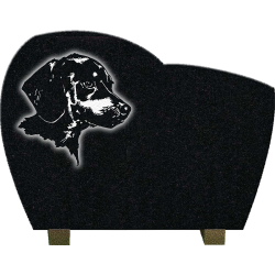 PLAQUE GRANIT CHIEN