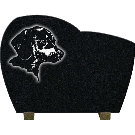 PLAQUE GRANIT CHIEN