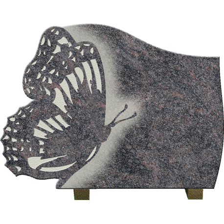 PLAQUE GRANIT PAPILLON