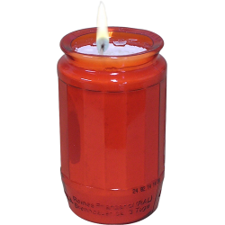 BOUGIE ROUGE 3 JOURS