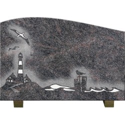 PLAQUE GRANIT BORD DE MER