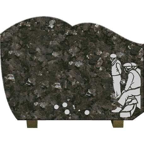 PLAQUE GRANIT PETANQUE